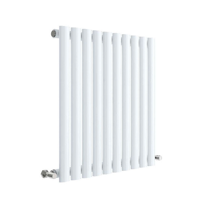 Hudson Reed Revive 600 x 586mm Horizontal Single Panel Radiator - Gloss White - HL338 Large Image