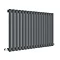 Hudson Reed Revive 600 x 992mm Horizontal Single Panel Radiator - Anthracite - HLA39 Large Image