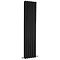 Hudson Reed Revive Double Panel Designer Radiator 1500 x 354mm - High Gloss Black Large Image