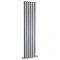 Hudson Reed Revive Double Panel Designer Radiator 1500 x 354mm - High Gloss Silver Large Image