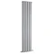 Hudson Reed Revive Double Panel Designer Radiator 1800 x 354mm - High Gloss Silver Large Image