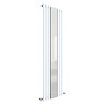 Hudson Reed Revive 1800 x 499mm Single Panel Designer Radiator with Mirror - Gloss White - HL330 Lar
