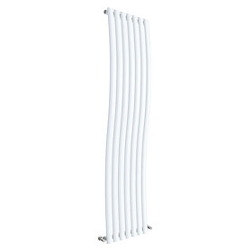 Hudson Reed Revive Wave 1785 x 413mm Designer Radiator - Gloss White - HLW95 Large Image