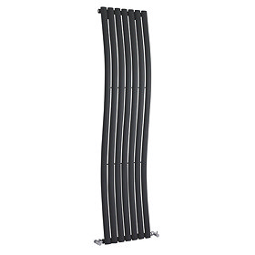 Hudson Reed Revive Wave 1785 X 413mm Designer Radiator - Anthracite - HLA95 Large Image