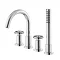 Hudson Reed Revolution Industrial 4TH Bath Shower Mixer - TIW334 Large Image
