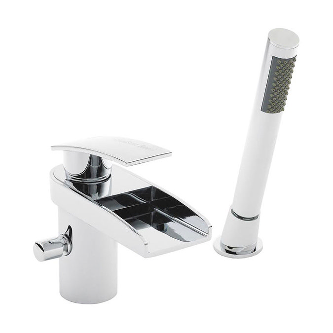 Hudson Reed - Rhyme Open Spout Bath/Shower Mixer with Kit - RHY304 Large Image
