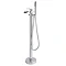 Hudson Reed Rhyme Open Spout Freestanding Bath Shower Mixer - TFR392 Large Image