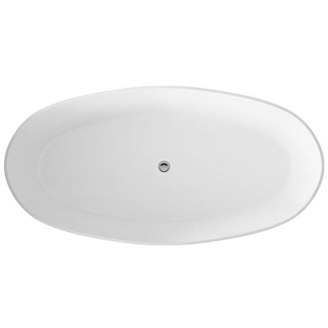 Hudson Reed Rose L1510 x W760mm Oval Freestanding Bath - NBB002  Profile Large Image