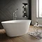 Hudson Reed Rose L1510 x W760mm Oval Freestanding Bath - NBB002 Large Image