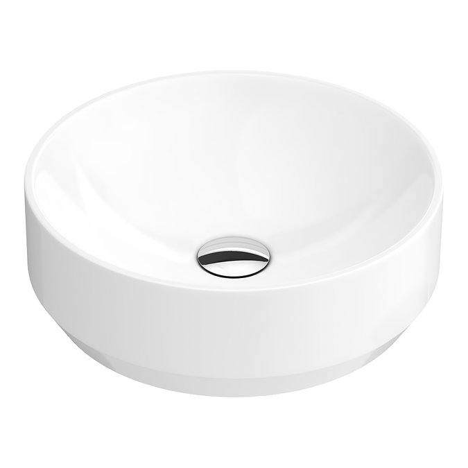 Hudson Reed Round 350mm Countertop Vessel Basin - NBV162 Large Image