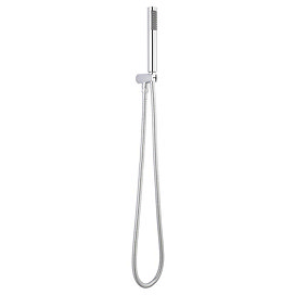 Hudson Reed Round Outlet Elbow w/ Parking Bracket, Flex & Handset - A3263 Large Image