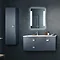 Hudson Reed Sarenna 1000mm Wall Hung Cabinet & Basin - Moon White Standard Large Image