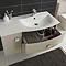 Hudson Reed Sarenna 1000mm Wall Hung Cabinet & Basin - Cashmere Profile Large Image