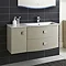 Hudson Reed Sarenna 1000mm Wall Hung Cabinet & Basin - White  Feature Large Image