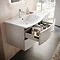 Hudson Reed Sarenna 1000mm Wall Hung Cabinet & Basin - White Standard Large Image