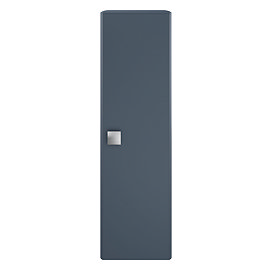 Hudson Reed Sarenna 350mm Wall Hung Tall Unit - Mineral Blue Large Image