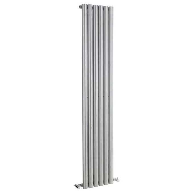 Hudson Reed Savy Single Panel Designer Radiator - High Gloss Silver - HLS53 Large Image