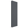 Hudson Reed Sloane 1800 x 528mm Vertical Double Panel Radiator - Anthracite - HLA47D Large Image