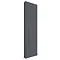 Hudson Reed Sloane 1800 x 528mm Vertical Double Panel Radiator - Anthracite - HLA47D Large Image