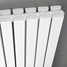 Hudson Reed Sloane 1800 x 528mm Vertical Double Panel Radiator - Satin White - HLW47D  Profile Large