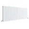 Hudson Reed Sloane 600 x 1572mm Horizontal Double Panel Radiator - Satin White - HLW60D Large Image