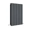 Hudson Reed Sloane 600 x 412mm Horizontal Double Panel Radiator - Anthracite - HLA54D Large Image