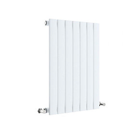 Hudson Reed Sloane 600 x 412mm Horizontal Single Panel Radiator - Satin White - HLW54 Large Image