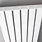 Hudson Reed Sloane 600 x 586mm Horizontal Single Panel Radiator - Satin White - HLW55  Profile Large