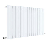 Hudson Reed Sloane 600 x 992mm Horizontal Single Panel Radiator - Satin White - HLW56 Large Image