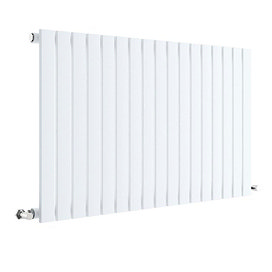 Hudson Reed Sloane 600 x 992mm Horizontal Single Panel Radiator - Satin White - HLW56 Large Image