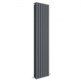 Hudson Reed Sloane Double Panel Designer Radiator 1500 x 354mm - Anthracite - HLA73 Large Image