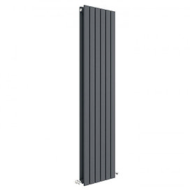Hudson Reed Sloane Double Panel Designer Radiator 1500 x 354mm - Anthracite - HLA73 Large Image