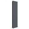 Hudson Reed Sloane Double Panel Designer Radiator 1500 x 354mm - Anthracite - HLA73 Large Image