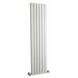 Hudson Reed Sloane 1500 x 354mm Double Panel Designer Radiator - Satin White - HLW43 Large Image