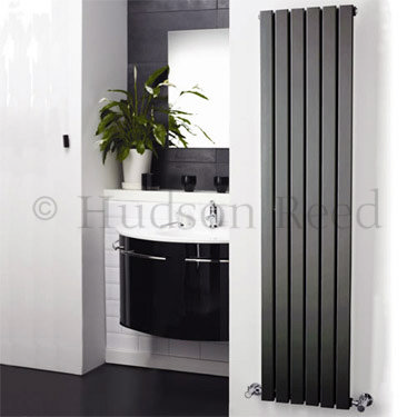 Hudson Reed Sloane Double Panel Designer Radiator 1800 x 354mm - Anthracite - HLA74 Profile Large Im