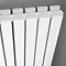 Hudson Reed Sloane 1800 x 354mm Double Panel Designer Radiator - Satin White - HLW44 Profile Large Image