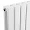 Hudson Reed Sloane 1800 x 354mm Double Panel Designer Radiator - Satin White - HLW44  Feature Large Image