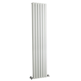 Hudson Reed Sloane 1800 x 354mm Double Panel Designer Radiator - Satin White - HLW44 Large Image