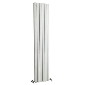 Hudson Reed Sloane 1800 x 354mm Double Panel Designer Radiator - Satin White - HLW44 Large Image