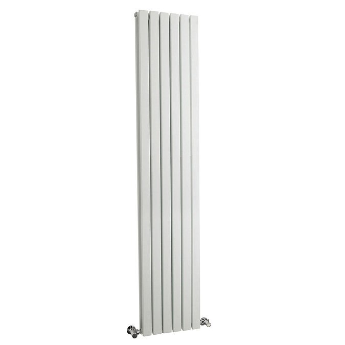 Hudson Reed Sloane 1800 x 354mm Double Panel Designer Radiator - Satin White - HLW44 Large Image