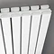 Hudson Reed Sloane Double Panel Radiator with Mirror 1800 x 381mm - White - HLW64 Profile Large Imag