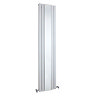 Hudson Reed Sloane 1800 x 381mm Double Panel Radiator with Mirror - Satin White - HLW64 Large Image