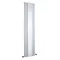 Hudson Reed Sloane 1800 x 381mm Double Panel Radiator with Mirror - Satin White - HLW64 Large Image