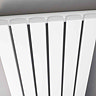 Hudson Reed Sloane 1500 x 354mm Single Panel Designer Radiator - Satin White - HLW41  Profile Large Image
