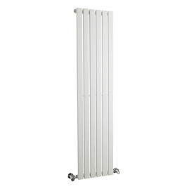 Hudson Reed Sloane 1500 x 354mm Single Panel Designer Radiator - Satin White - HLW41 Large Image