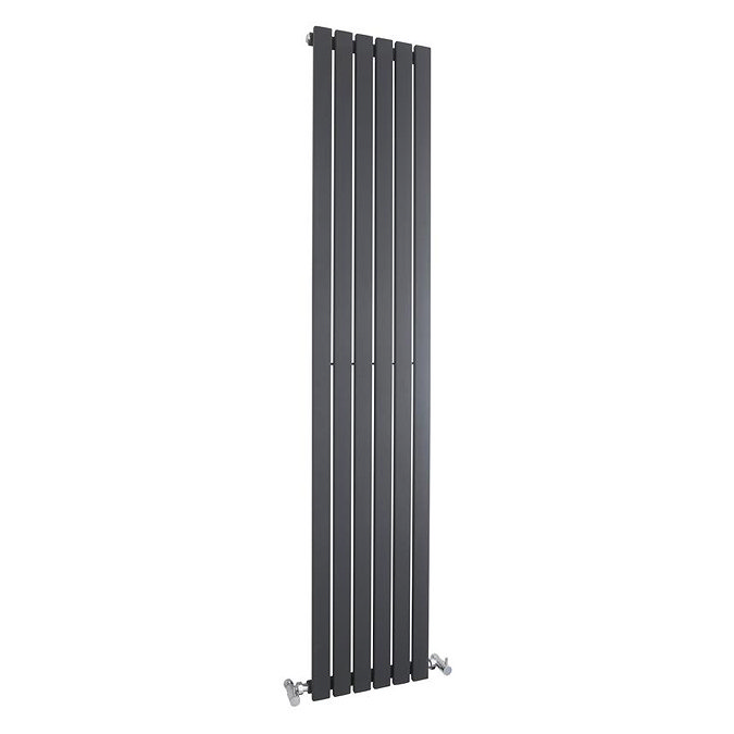 Hudson Reed Sloane Single Panel Designer Radiator 1800 x 354mm - Anthracite - HLA72 Large Image