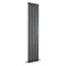 Hudson Reed Sloane Single Panel Designer Radiator 1800 x 354mm - Anthracite - HLA72 Large Image