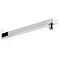 Hudson Reed Small Rectangular Shower Arm - Chrome - ARM13 Large Image