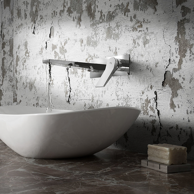 Hudson Reed Soar Wall Mounted Single Lever Basin Mixer - SOA328 Feature Large Image