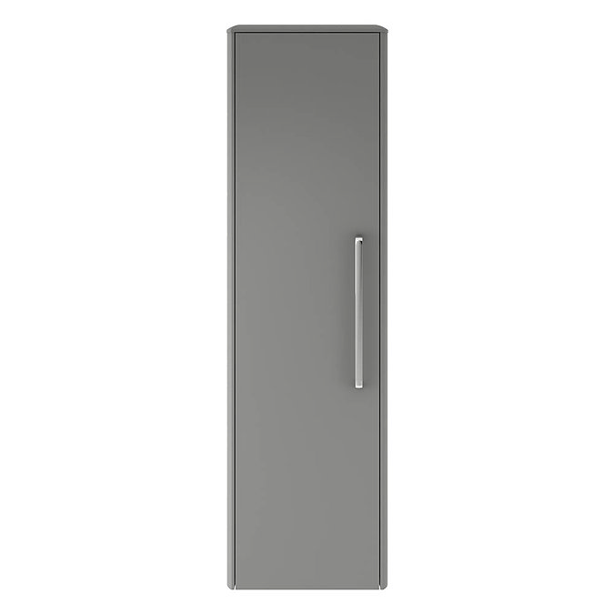 Hudson Reed Solar 350mm Wall Hung Tall Unit - Cool Grey - CUR262 Large Image